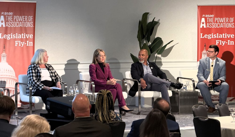 Erin Speaking at the Fly In